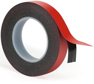 Extra sterke dubbelzijdige tape 0.6mm, 1.25cm×3m - Waterproof, hittebestendig en ideaal voor wanddecoratie, LED-strips en auto-toepassingen