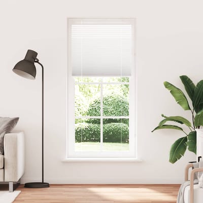 vidaXL - Plissé - rolgordijn - 95x200 - cm - stofbreedte - 94,4 - cm - polyester - wit