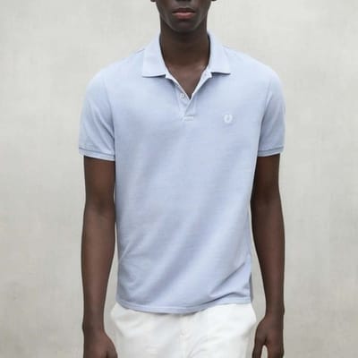 Ecoalf Tedan Korte Mouw Poloshirt Blauw S Man