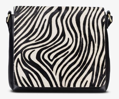 JOST Leren schoudertas Furry Zebra Shoulder Bag Zebra veelkleurig