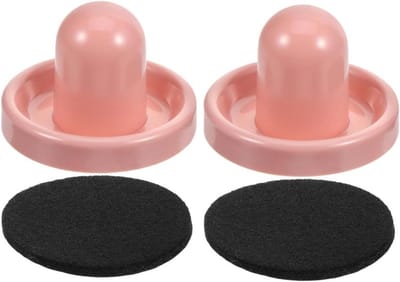 Airhockey Accessoires - Puck Kit - Tafelspel Verbeteren - Robuuste ABS Constructie - 7.6 cm - Roze