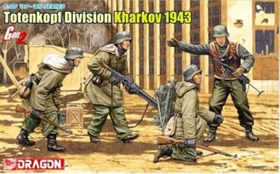 Dragon Modelbouwpakket Militaire voertuigen - 6385 Totenkopf Division - Kharkov 1943 - Gen2 Plastic - 1:35 - Modelbouw