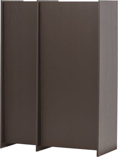 WOOOD Brock 2-Deurs Kast - Essen Fineer - Middenbruin - 140x102x44