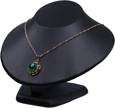 Sieradenstandaard - Display buste - Sieraden organiseren - Fluwelen afwerking - 19x14x16 cm - Zwart