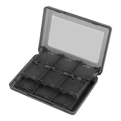 Dailygoods- Opbergdoos Grote Capaciteit - Opbergdoos voor Gamekaarten - PP Materiaal - Handig Zakontwerp - 22 Gamekaarten - Afmetingen 12,7 x 9 x 2,3 cm - Gamekaartendoos