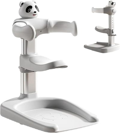 Baby Douche Sta Ondersteuning | Ondersteuning Bij Het Staand Baden Voor Baby's,Opvouwbare En Verstelbare Douche Standaard Met Antislip Basis, Bad Hulpmiddel Voor Dreumesen Van 0 Tot 36 Maanden
