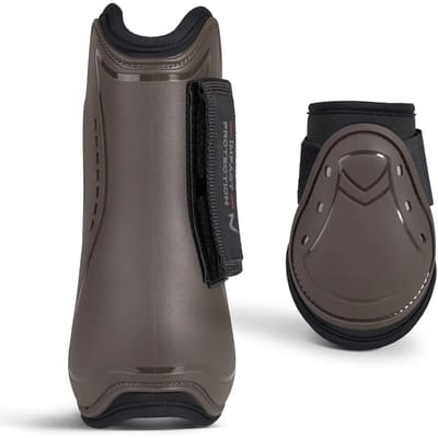 Set open beenkappen voor paarden met pees- en kogelbeschermers Horze Armour - Airflow