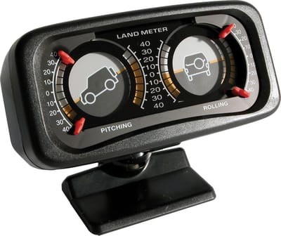 Carpoint Landmeter Offroad – Verticale & Horizontale Weergave – 12V Verlichting – Dashboard Montage –