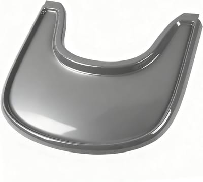 Tray voor Tripp Trap Stoel, Geschikt voor Peuters 6-36 Maanden, Glad Oppervlak, Sterke Zuigkracht, BPA-vrij, Eenvoudige Montage, Hoogstoel Accessoires, Grijs