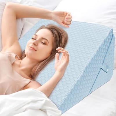 Opvouwbaar Geheugenfoampil van Triangel voor Slapen, Reflux en Ondersteuning van de Rug in Bed