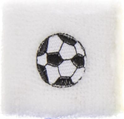 Zweetbandje Voetbal - Wit - Cadeautje onder de 5 euro