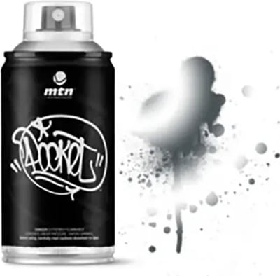 MTN Pocket spuitverf - Zilver - 150ml