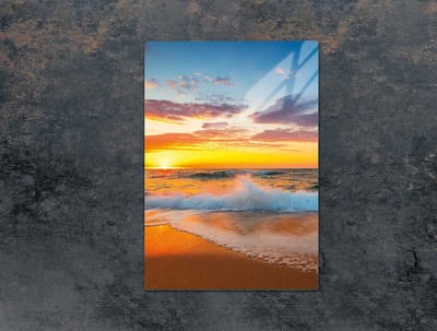 TMK ArtDeko - Snijplank Glas 35x52 cm - Maritiem Motief - Meerdere Toepassingen