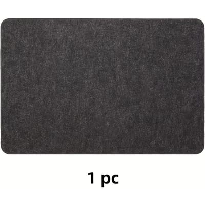 1pc Tapis Résistant à la Chaleur pour Friteuse à Air, Coussin Résistant à la Chaleur Protège-Comptoir Tapis pour Cafetière pour Comptoirs pour Friteuse à Air, Mixeur noir