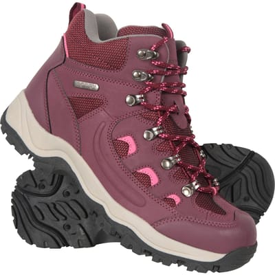 Mountain Warehouse Dames/Dames Adventurer Waterdichte Wandelschoenen (Bourgondië)