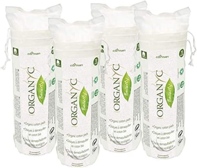 Biologische Katoenen Wattenpads - 4-pack met 280 Stuks in Afbreekbare Verpakking