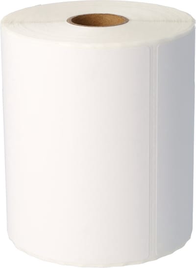 Dappaz - Compatible Zebra Labels 102 x 150mm Wit - 300 Labels per rol - Kern 25mm - Verzendetiketten 800264-605 - 1 stuks