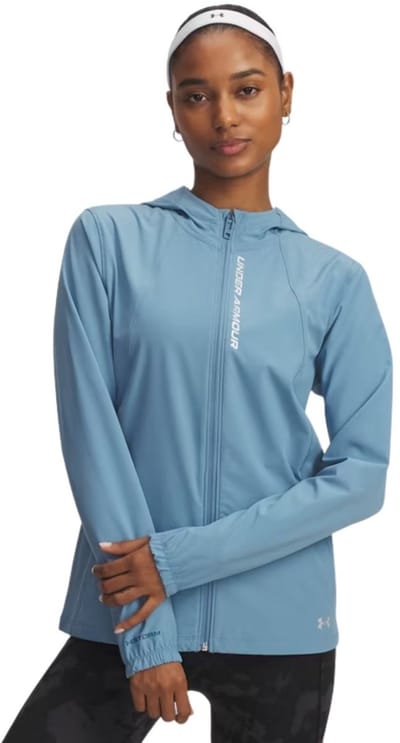 Under Armour OutRun The Storm Trainingsjas dames Blauw M/38