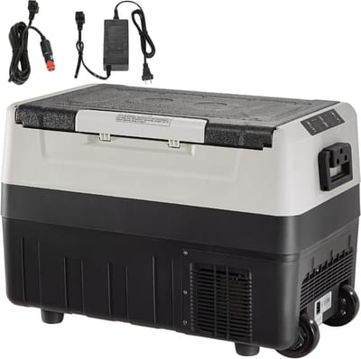 Auto Koelkast - 55 L Dual Zone - koelbox - -20 tot 10°C - 12/24V Dc En 100-240V - Ac Compressor Koeler