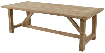 Les - Castle tafel recycled teak 180x90 cm - bruin