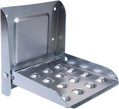 Vouwwagen Stap 191x177mm Gegalvaniseerd Staal Antislip Loopvlak Voor Vrachtwagens Trailers Campers Ruimtebesparende Toegang Ladder