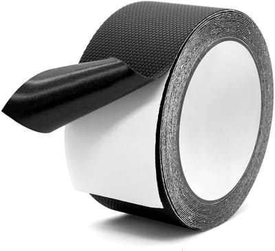 Waterdichte Anti-slip Tape 5cm x 5m voor Trap Treden, Rubber Grip Band en DIY Projecten, Zwart