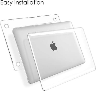 Hoes Geschikt voor Macbook Air Hoes - Hoes Geschikt voor Macbook Air case / Hoes Geschikt voor Macbook Air hoes Transparant hardcover 2020 A2179 - A2337 M1 - Transparant - Ntech