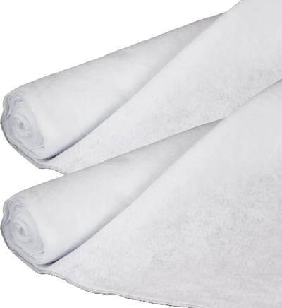 Feeric Christmas Sneeuwdeken/sneeuwtapijt - 2x - wit - 100 x 200 cm - polyester - kerstversiering