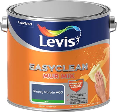 Levis - Easyclean Mur Mat Mix - Shady Purple A60 - Mengverf - 2,5 L