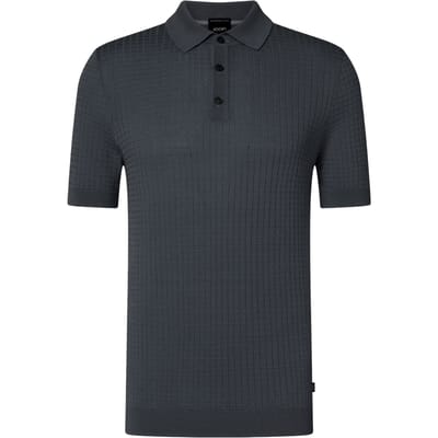 slim fit poloshirt in brei-look model 'Vanceo'