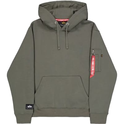 Hoodie Alpha Industries Label Back Print