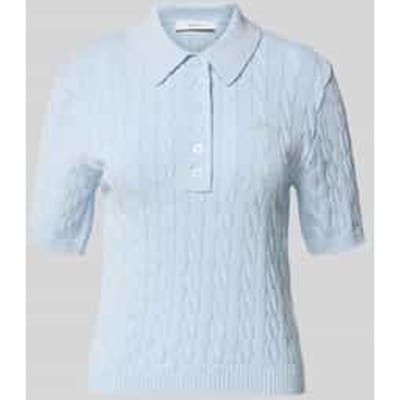 slim fit poloshirt van viscosemix model 'Thilla'