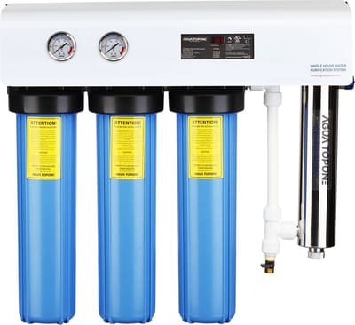 VHW-204G Waterzuiveringsinstallatie met PP + GAC + CTO waterfilters en UV Lamp voor desinfectie