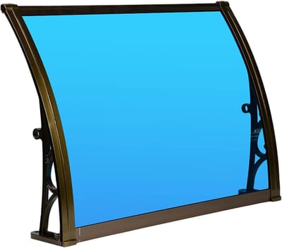 Deurluifel - Terrasoverkapping - Regenbescherming - Stil en Zelfreinigend - 60x100 cm - Blauw