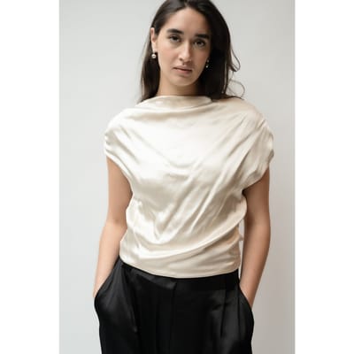 VIVEH Adhara Top Champagne Größe: 34 | Blusen Outlet | Damen | Weiß