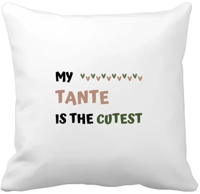 Akyol - my tante is the cutest Kussen hoes - Tante - schattige tante - verjaardagscadeau - verjaardag - cadeau - cadeautje voor tante - tante artikelen - kado - geschenk - gift - 40 bij 40 cm