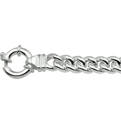 Collier Gourmette 7 Mm 45 Cm Met Groot Springslot