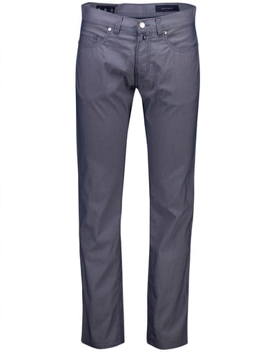 regular fit broek met labeldetail model 'Lyon'