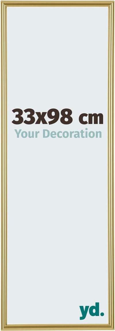 Your Decoration - Fotolijst 33x98 cm - Kunststof - Goud - Annecy