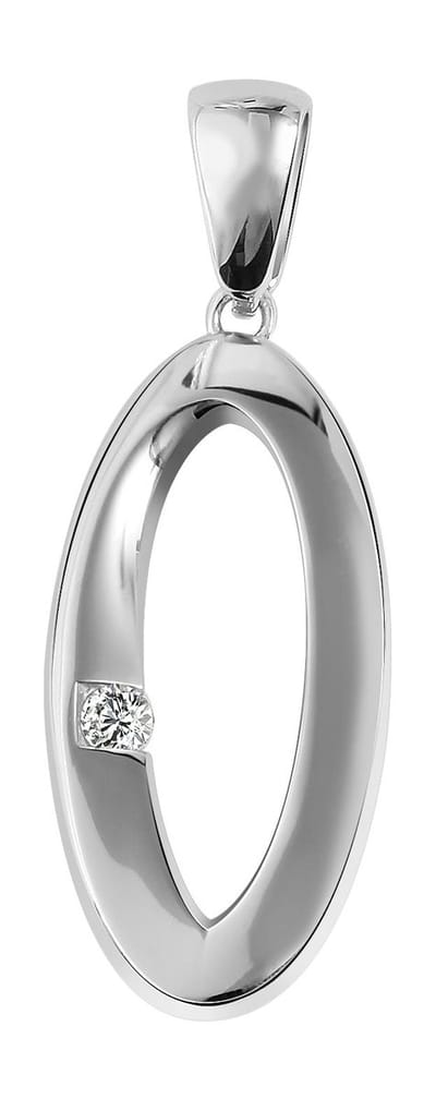 AKZENT Akzent dames hanger "Alejandra" van 925 Sterlingzilver, gerhodineerd, duurzaam