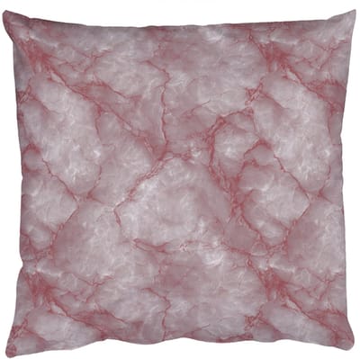 Sierkussens - Kussentjes Woonkamer - 50x50 cm - Roze - Kwartsmarmer - Aders
