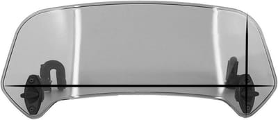Motorfiets Windscherm - Spoiler Uitbreiding Deflector - Comfortabel Rijden - Verstelbare Hoogte - 360mm Breed - Zwart