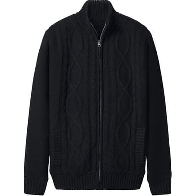 esmara Men Gebreid heren vest (Zwart, S)