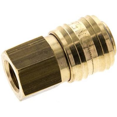 Messing DN 5.5 (Orion) Luchtkoppeling Snelkoppeling G 1/4 inch Binnendraad