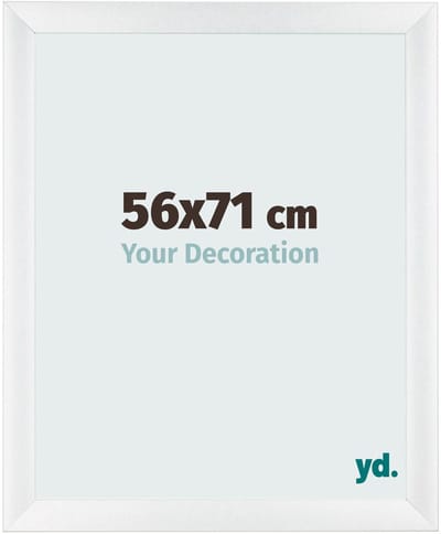 Your Decoration - Fotolijst 56x71 cm - MDF - Wit Hoogglans - Pisa