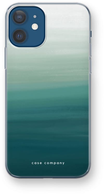 Case Company® - Hoesje geschikt voor iPhone 12 mini hoesje - Ocean - Soft Cover Telefoonhoesje - Bescherming aan alle Kanten en Schermrand