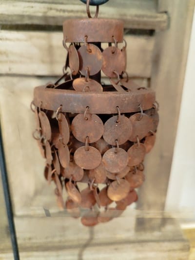 Schijfjes kroonluchtertje hanger