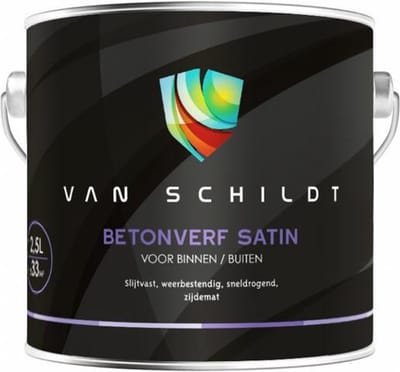 van Schildt Betonverf Satin 2.5 Liter