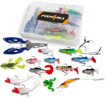 Fish4All Multi Lure Box With Pliers (34pcs) - Kunstaas Set