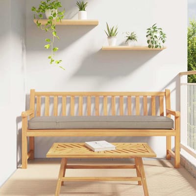 vidaXL - Pallet - Kussen - Oxford - Stof - Taupe - 200 - x - 40 - x - 8 - cm